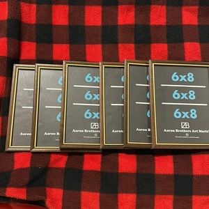 Six 6X8 Wall Picture Frames